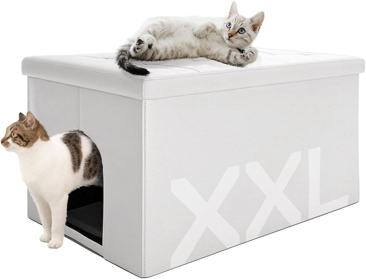 Cat Litter Box Enclosure Furniture Odor Control, Extra Large